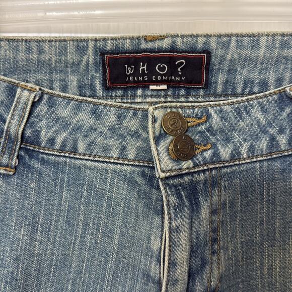 Who? Jeans company y2k vintage flare bell bottoms size 11 - Picture 3 of 7